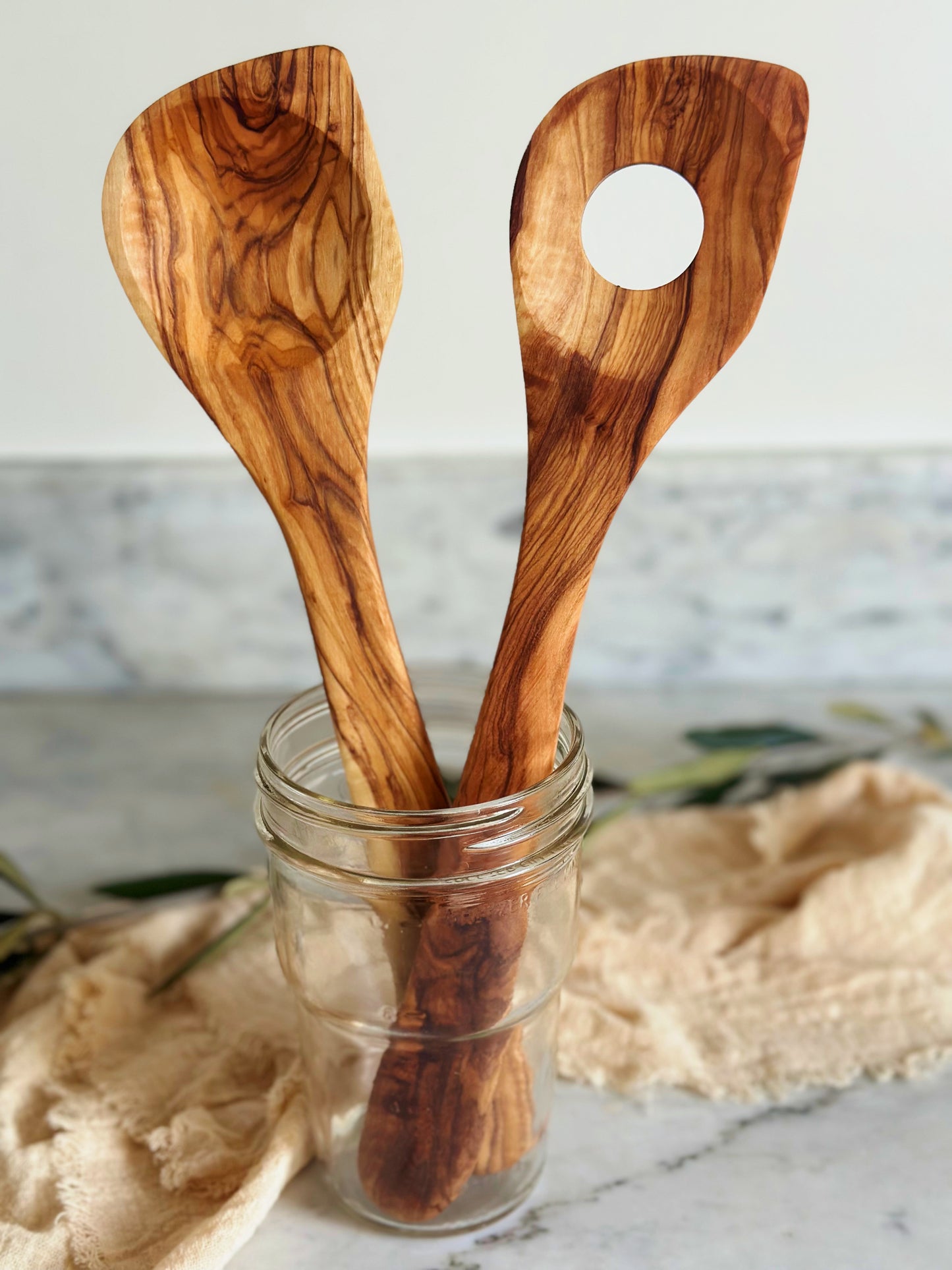 Olive Wood Spoons // Set of Two or Four