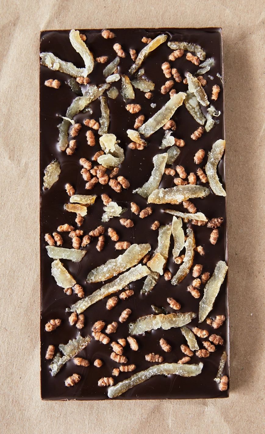 Yuzu with Roasted Brown Rice Chocolate Bar