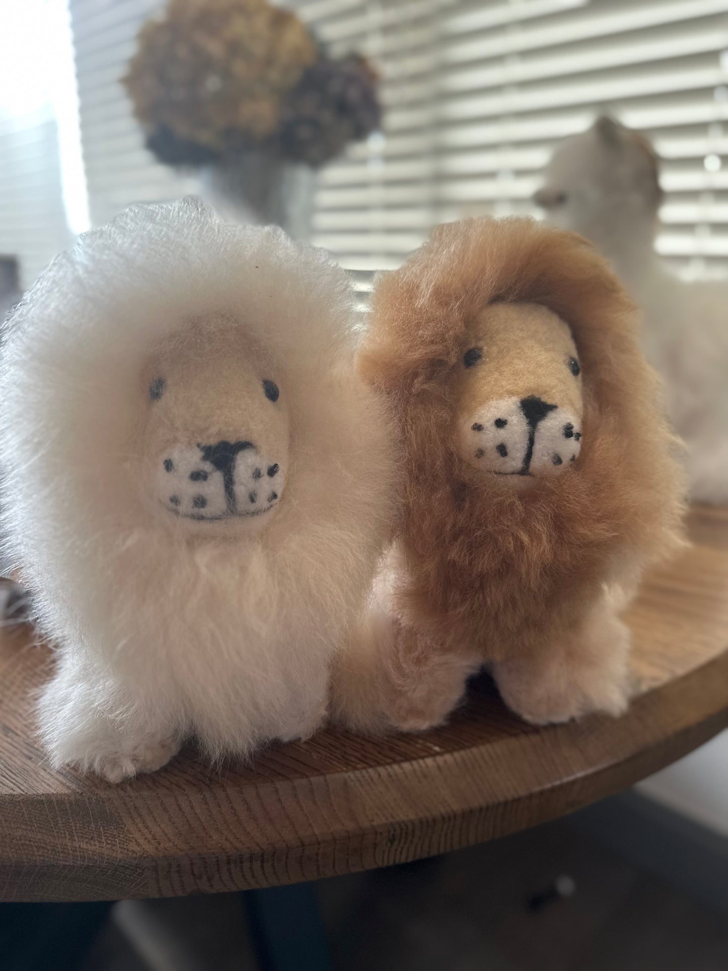 Lion - Alpaca Fiber Stuffed Animal