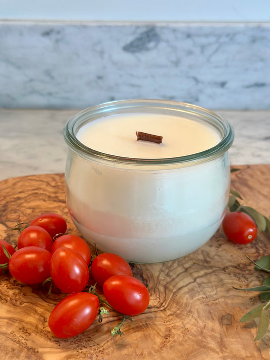 Tomato Leaf + Basil Weck Jar Candle