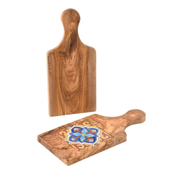 Olive Wood x Italian Tile Board (two styles)