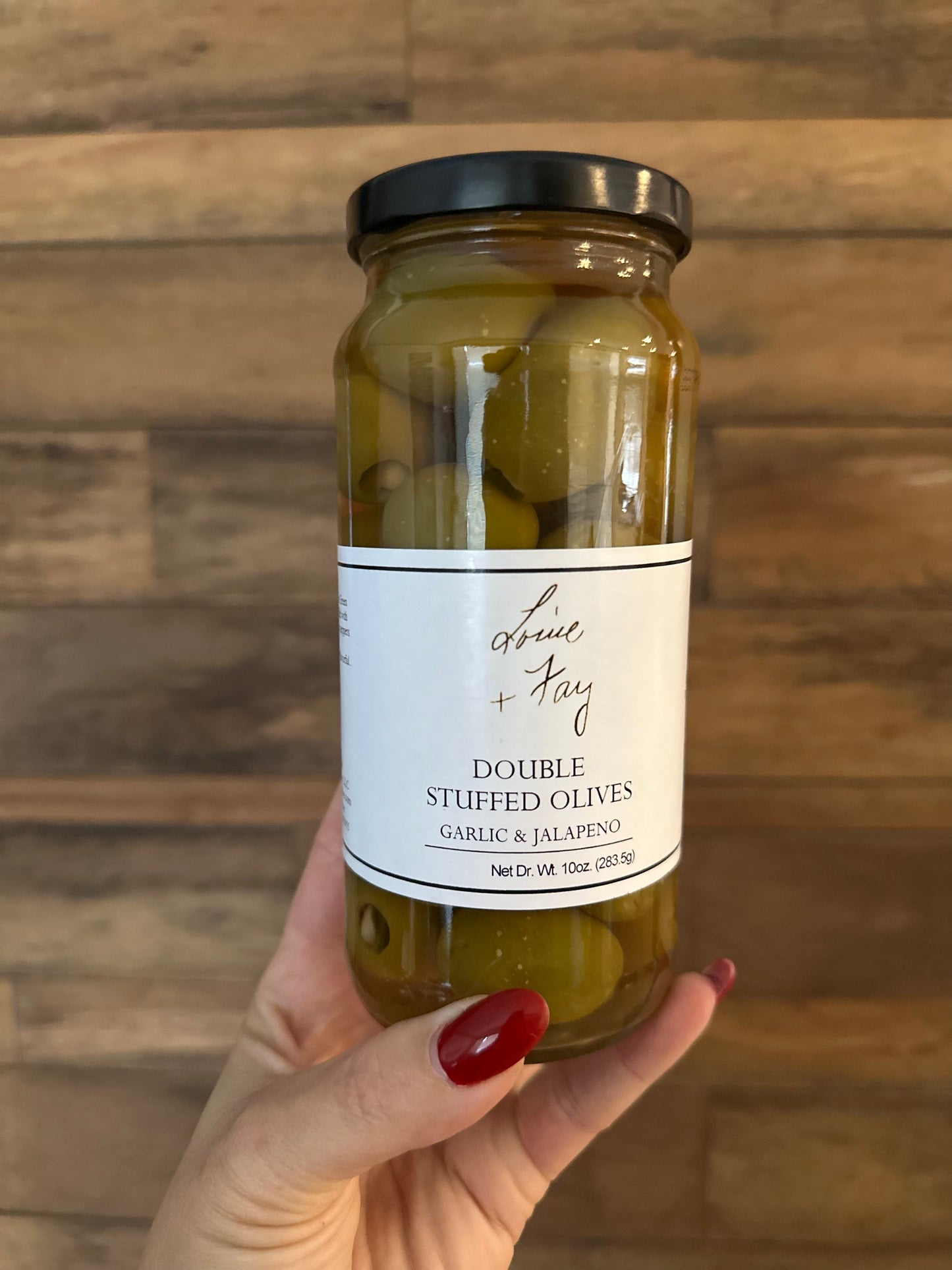 Garlic + Jalapeño Stuffed Olives