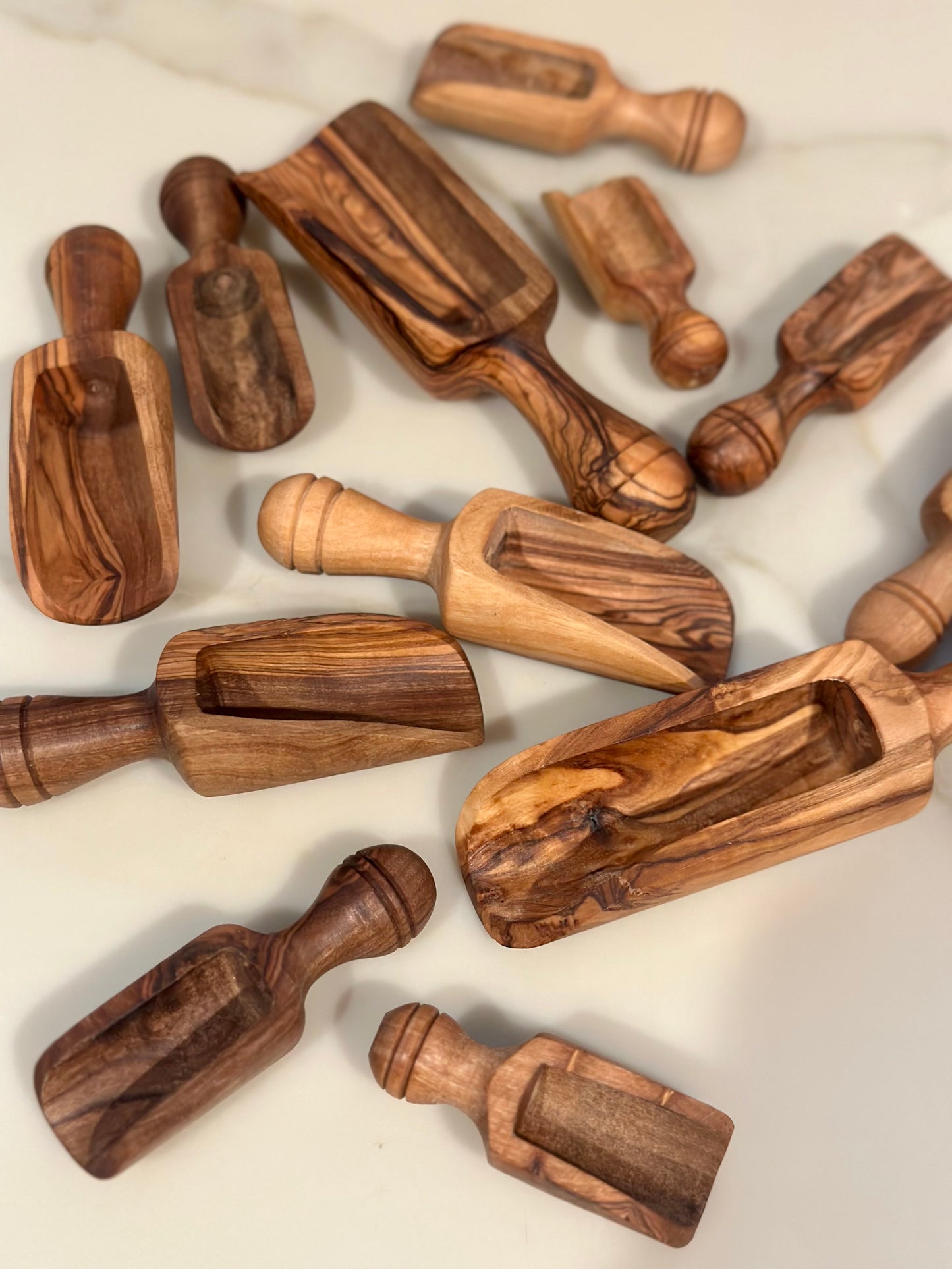 Olive Wood Scoops