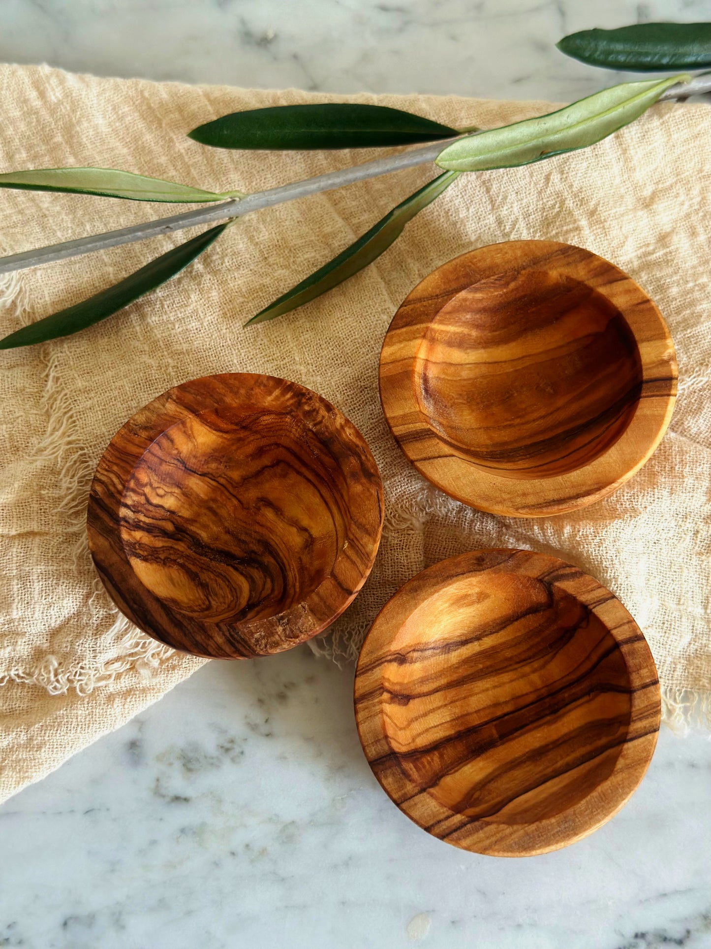 Olive Wood Pinch Pot