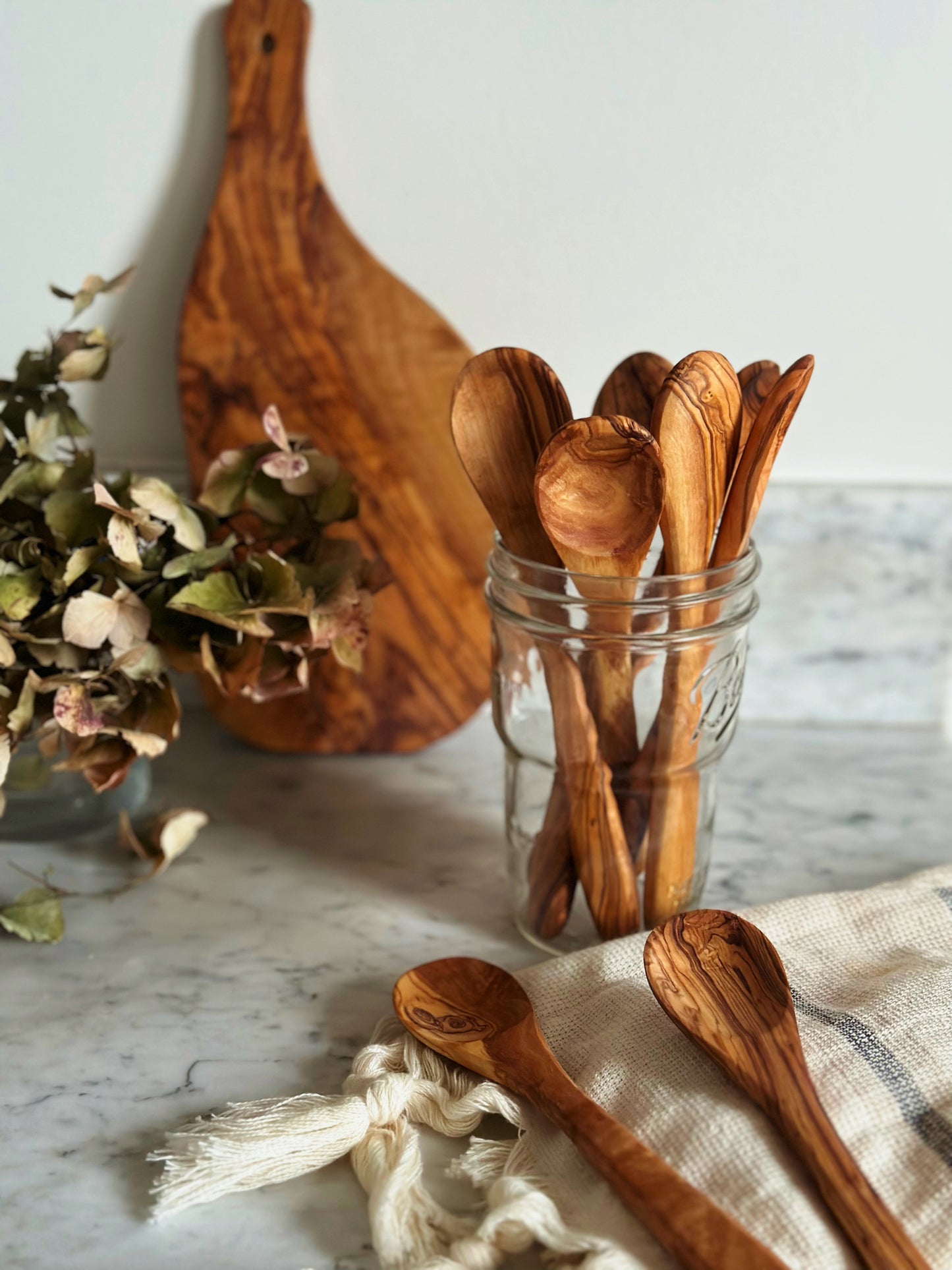 Olive Wood Spoon - 8 inch