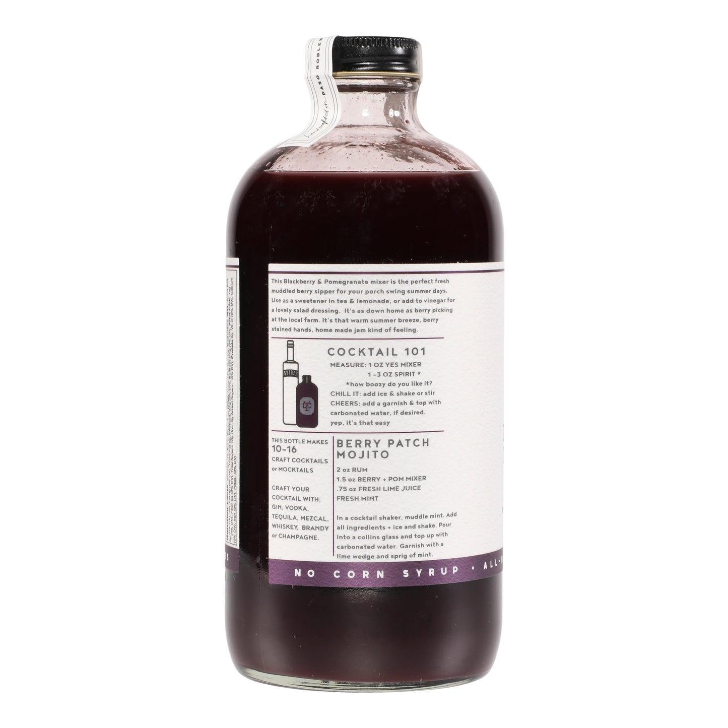 Blackberry + Pomegranate Mixer