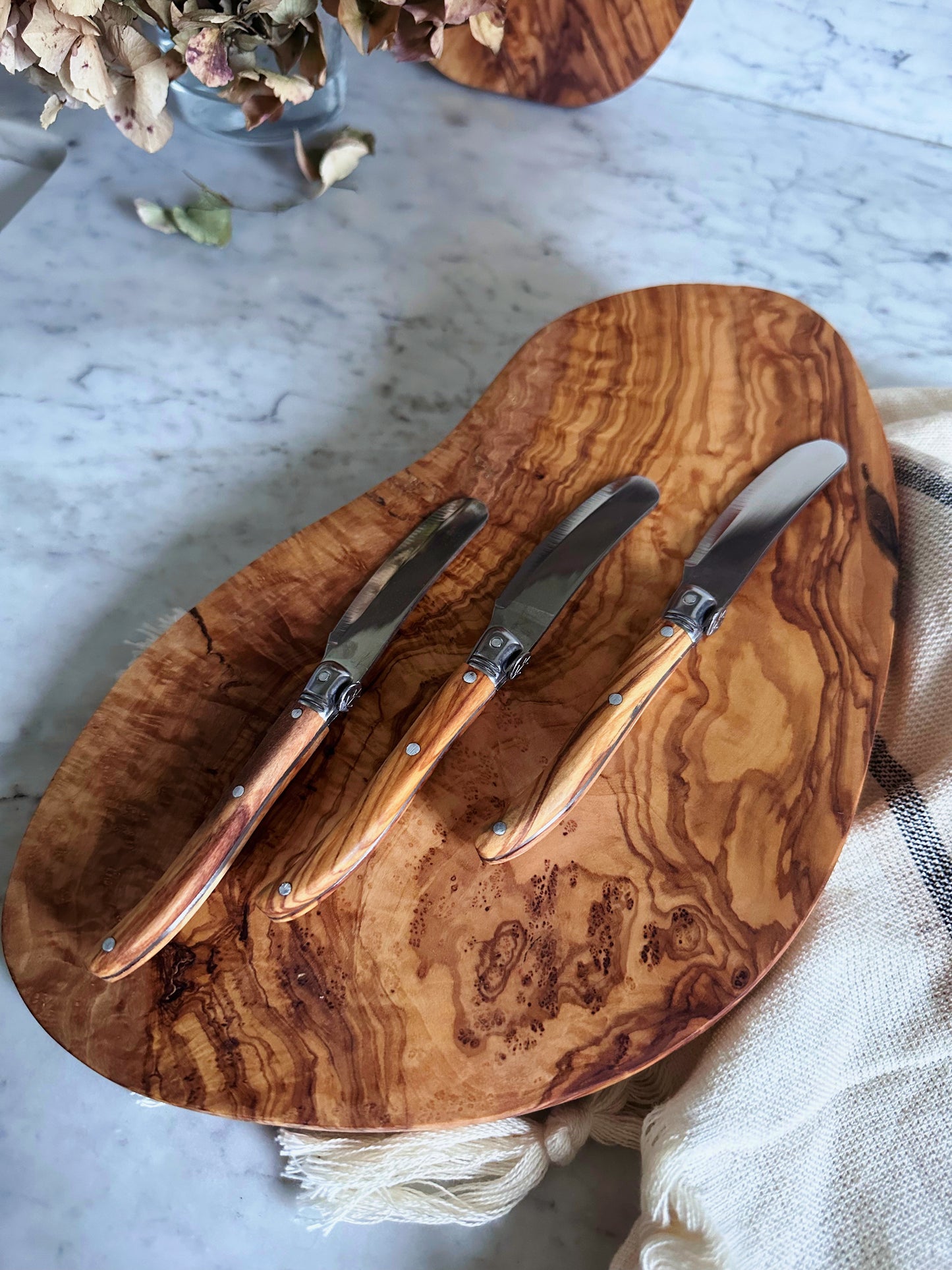 Olive Wood Butter Knife - BACK IN STOCK