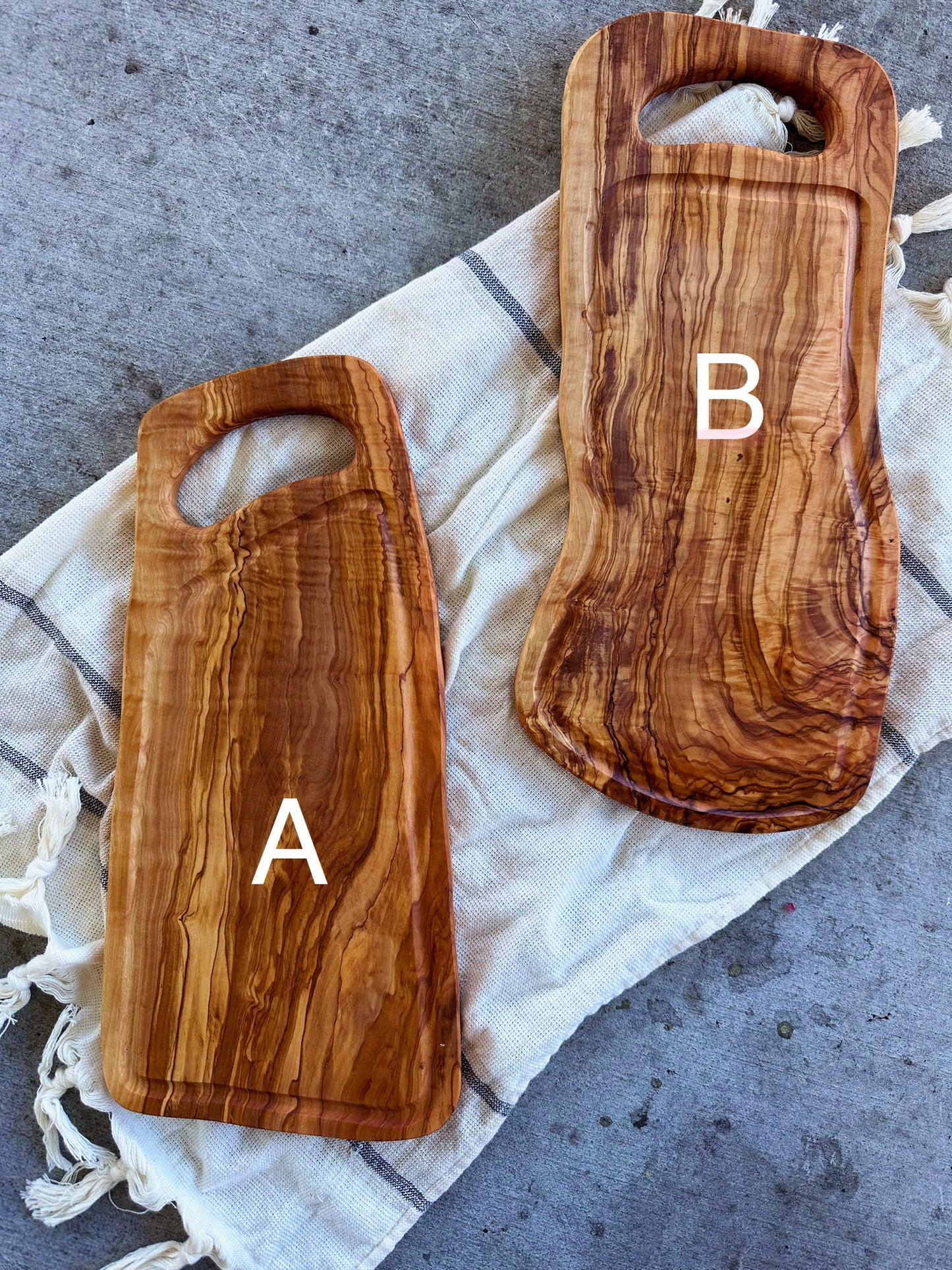 Olive Wood Carving Board -FOUR sizes