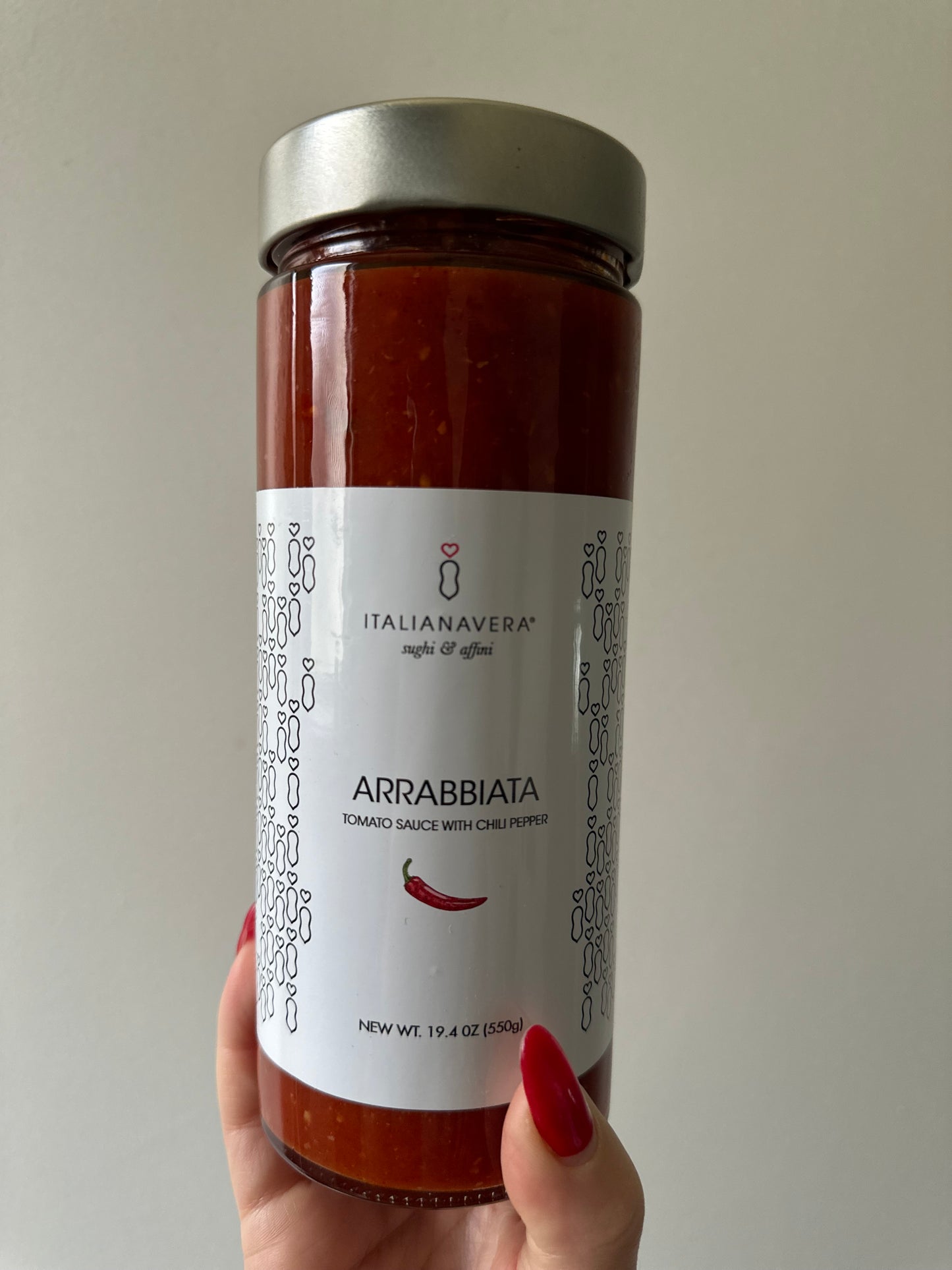 "Arrabbiata" Tomato Sauce with Chili Pepper (from Italy)