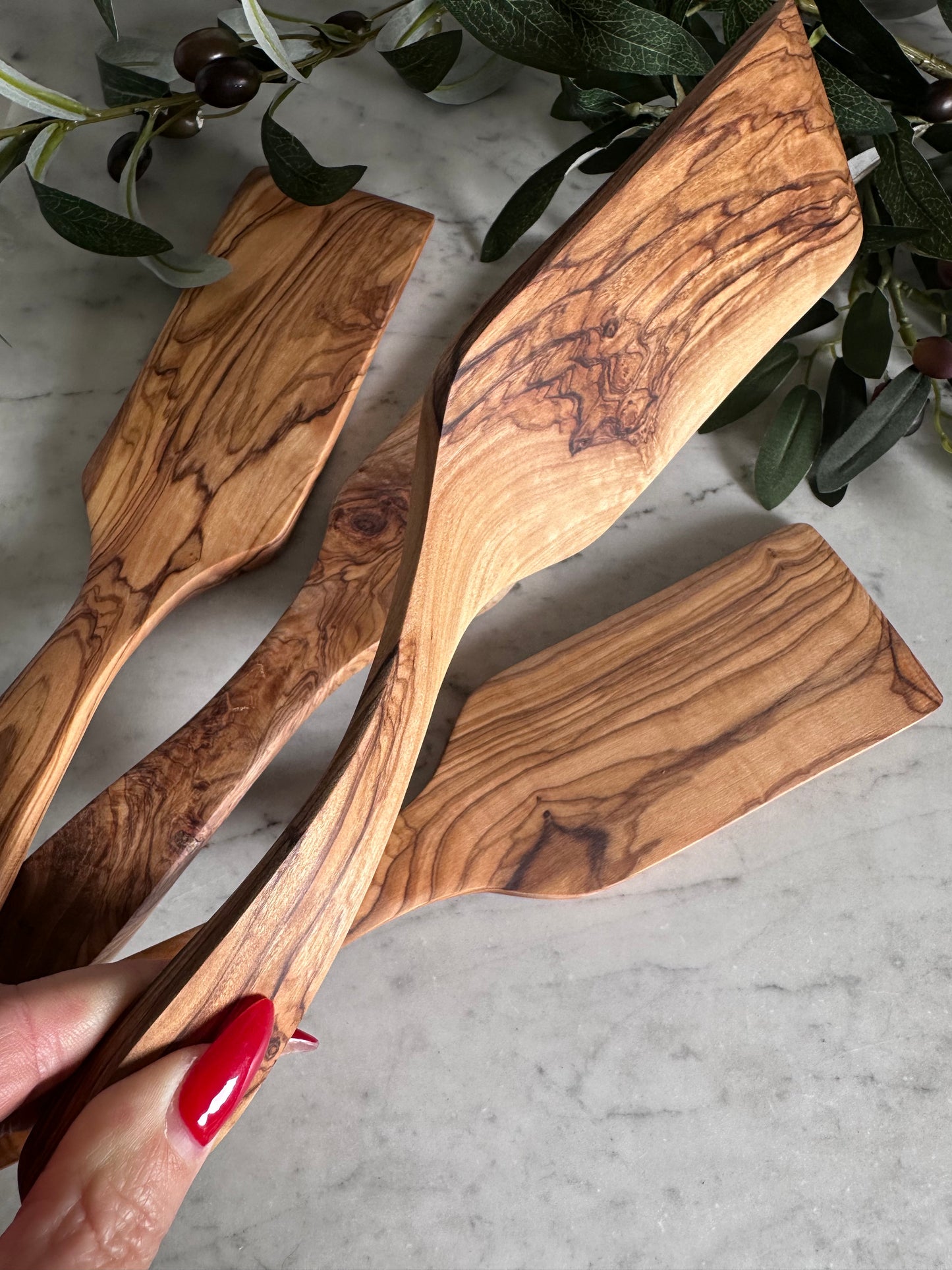 Olive Wood Pie/Flipper Spatula