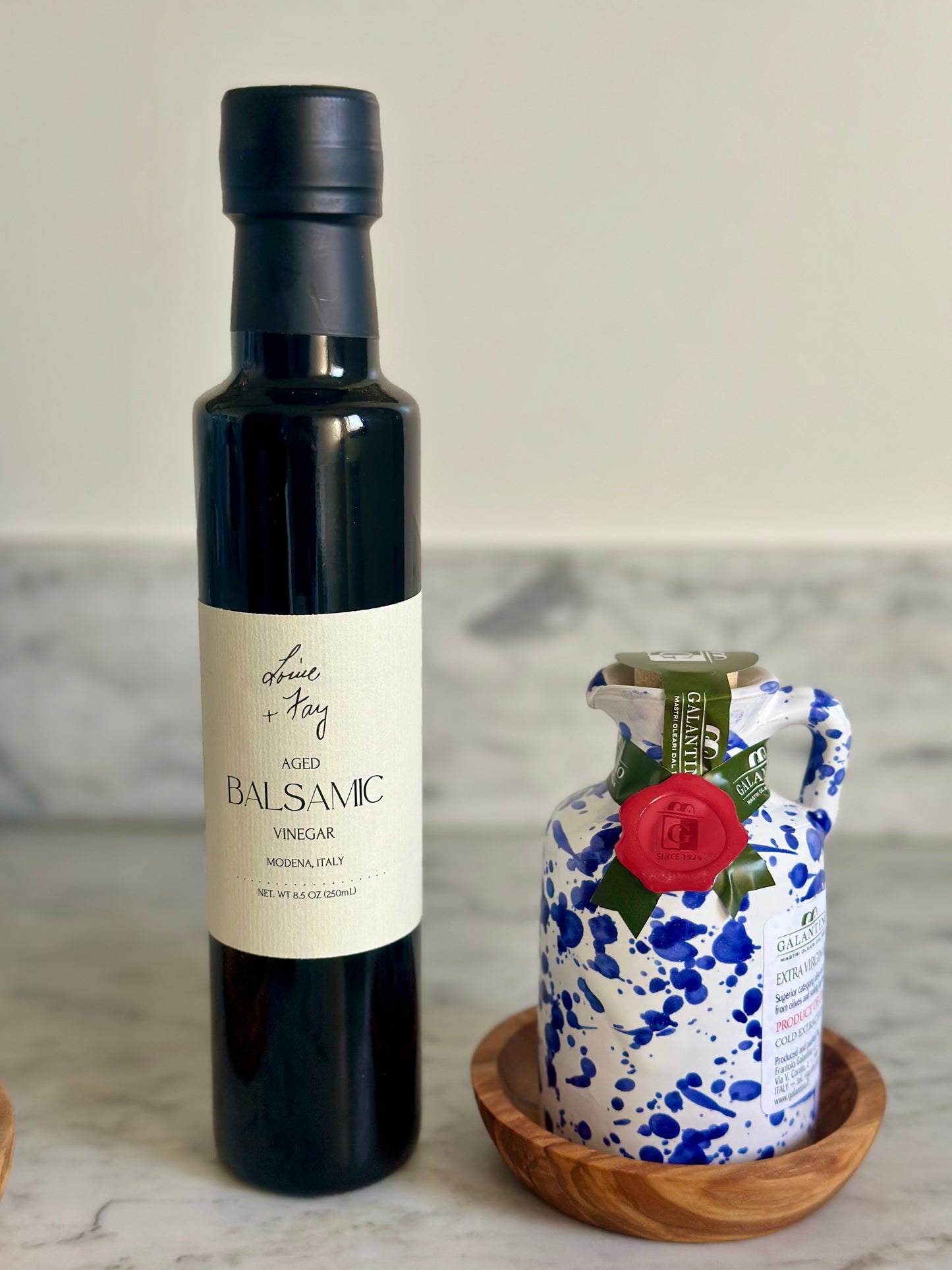 Galantino Mini Olive Oil w/Italian Ceramic Crock - 100mL w/Box