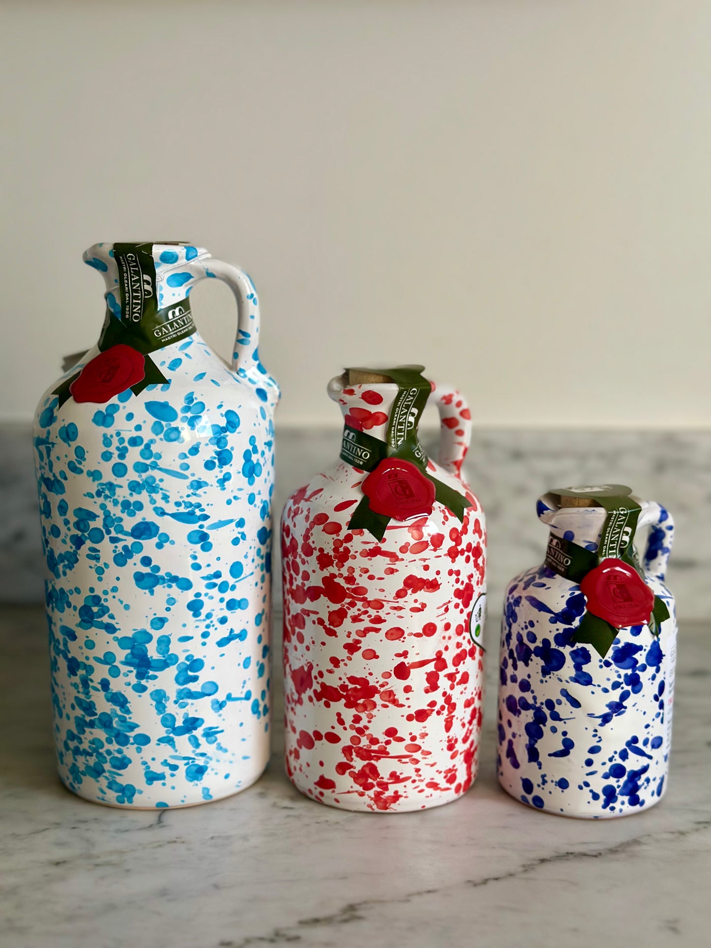 Galantino Mini Olive Oil w/Italian Ceramic Crock - 100mL w/Box