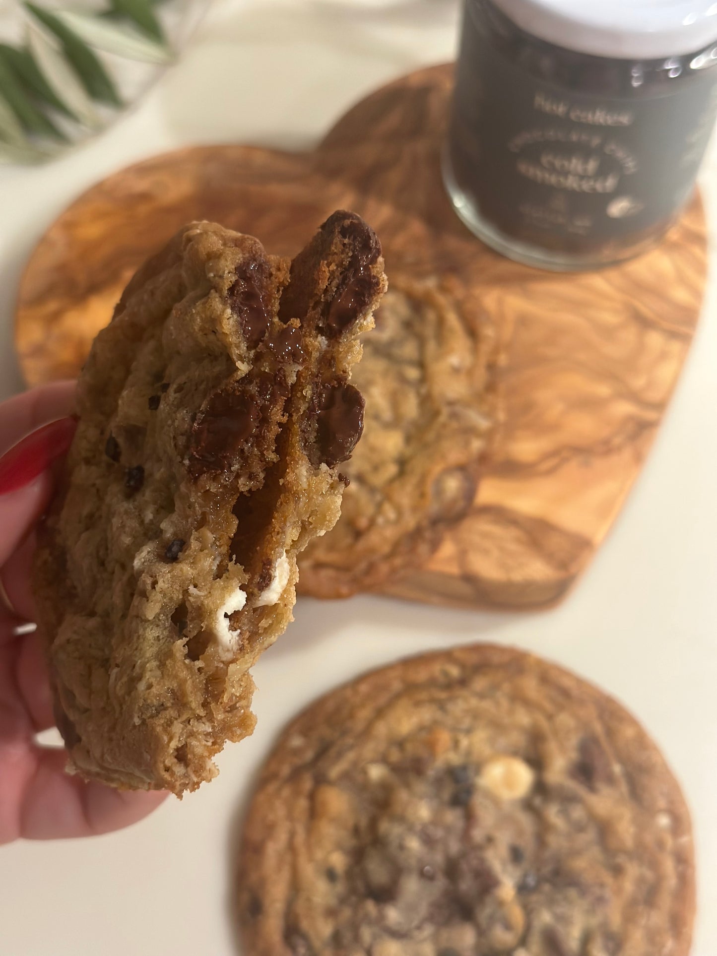 Cold Smoked Chocolate Chips (V + GF)