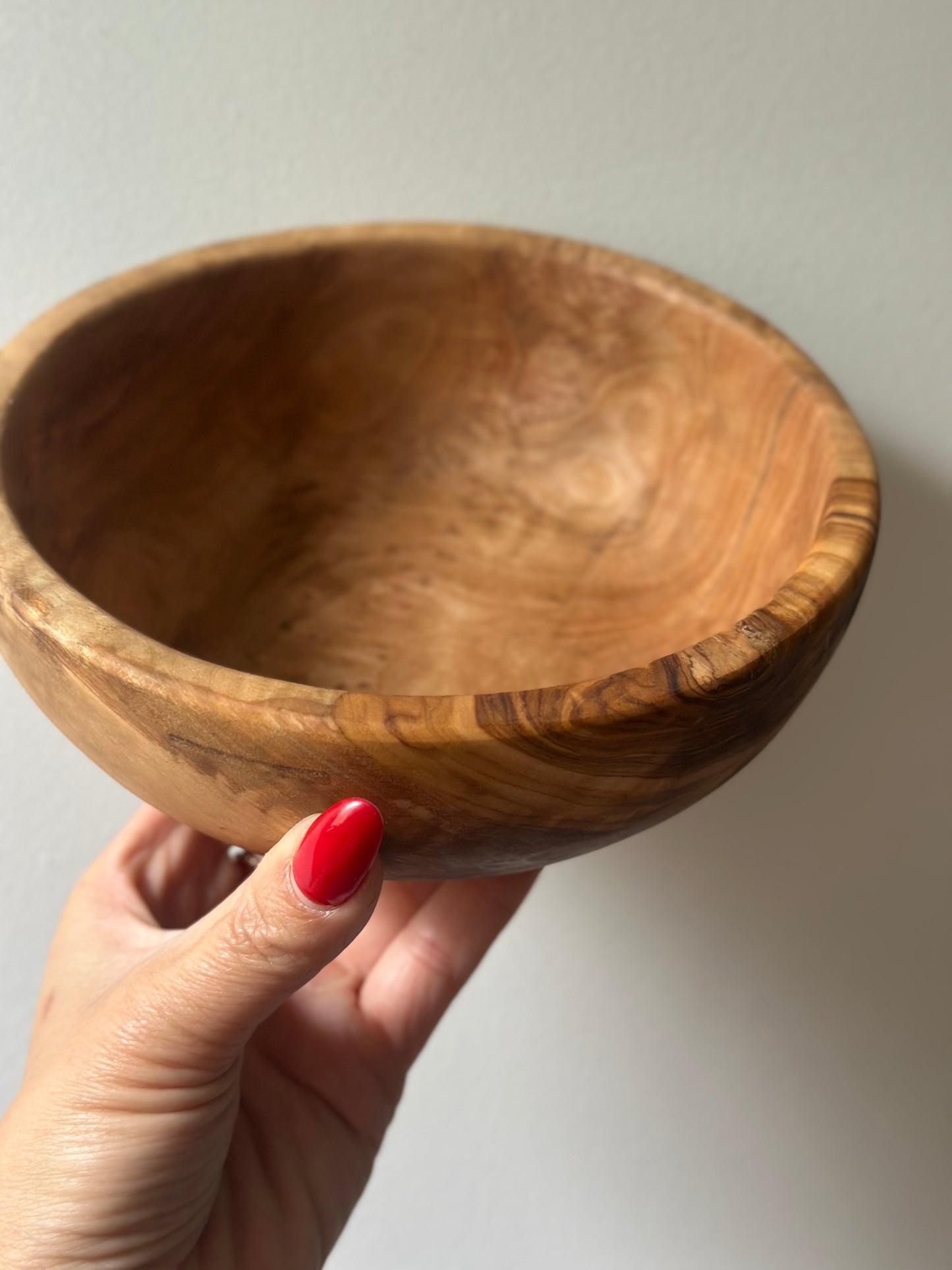 Olive Wood Personal Salad Bowl 7.5’’