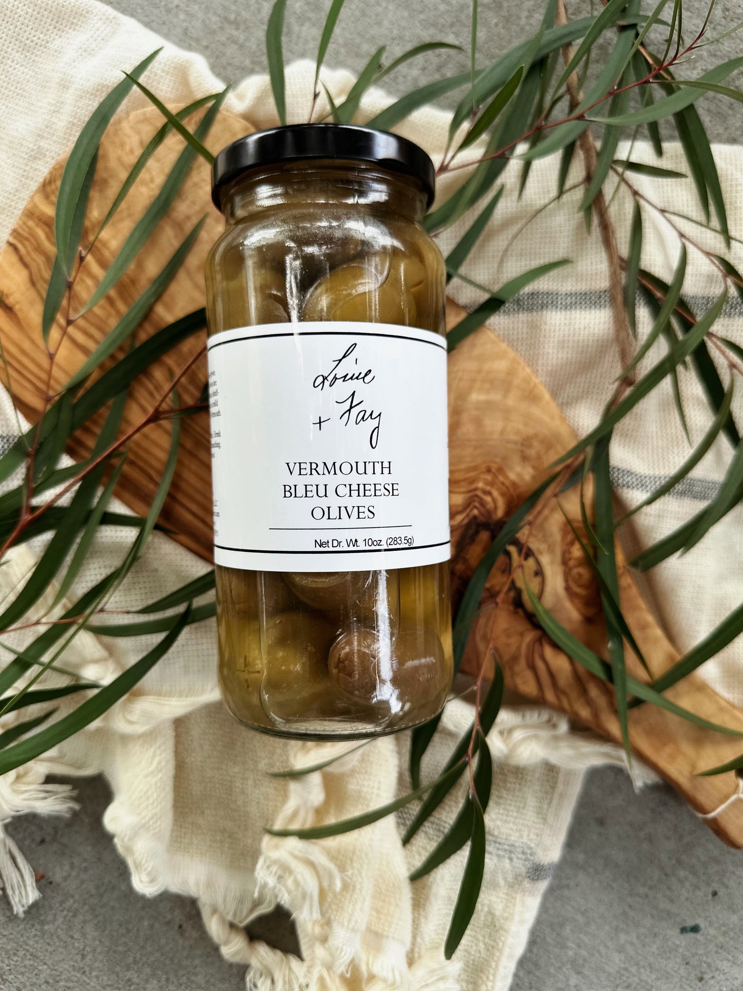 Vermouth Bleu Cheese Stuffed Olives