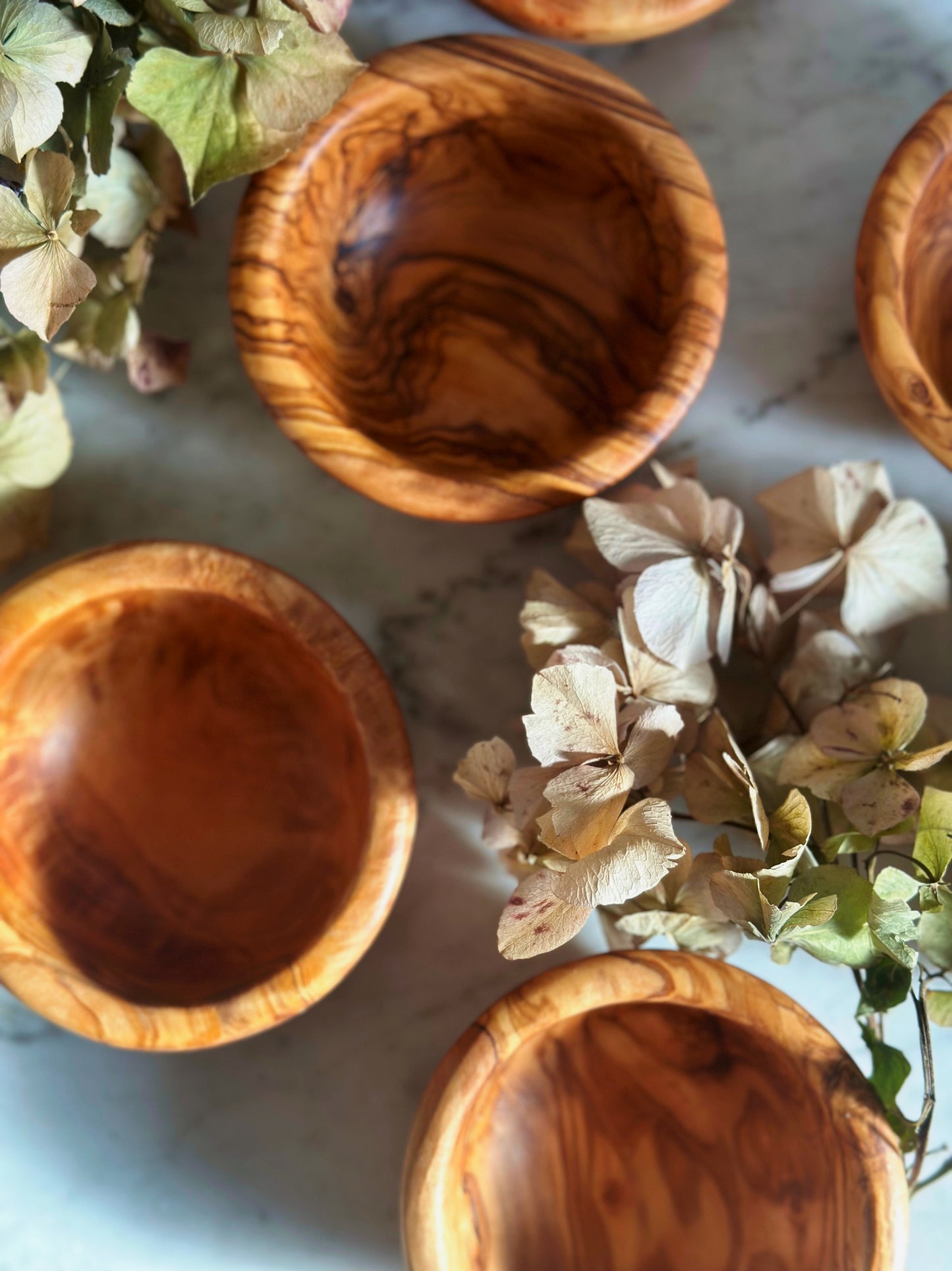 Olive Wood Snack Bowl