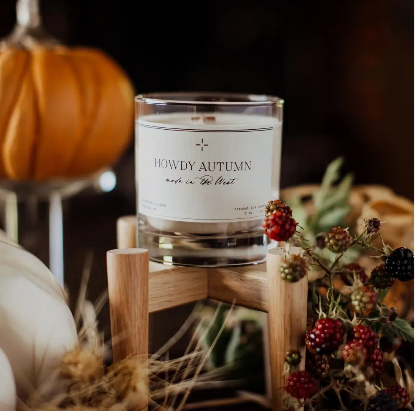 Howdy Autumn Candle - Limited Edition - 2 colors!