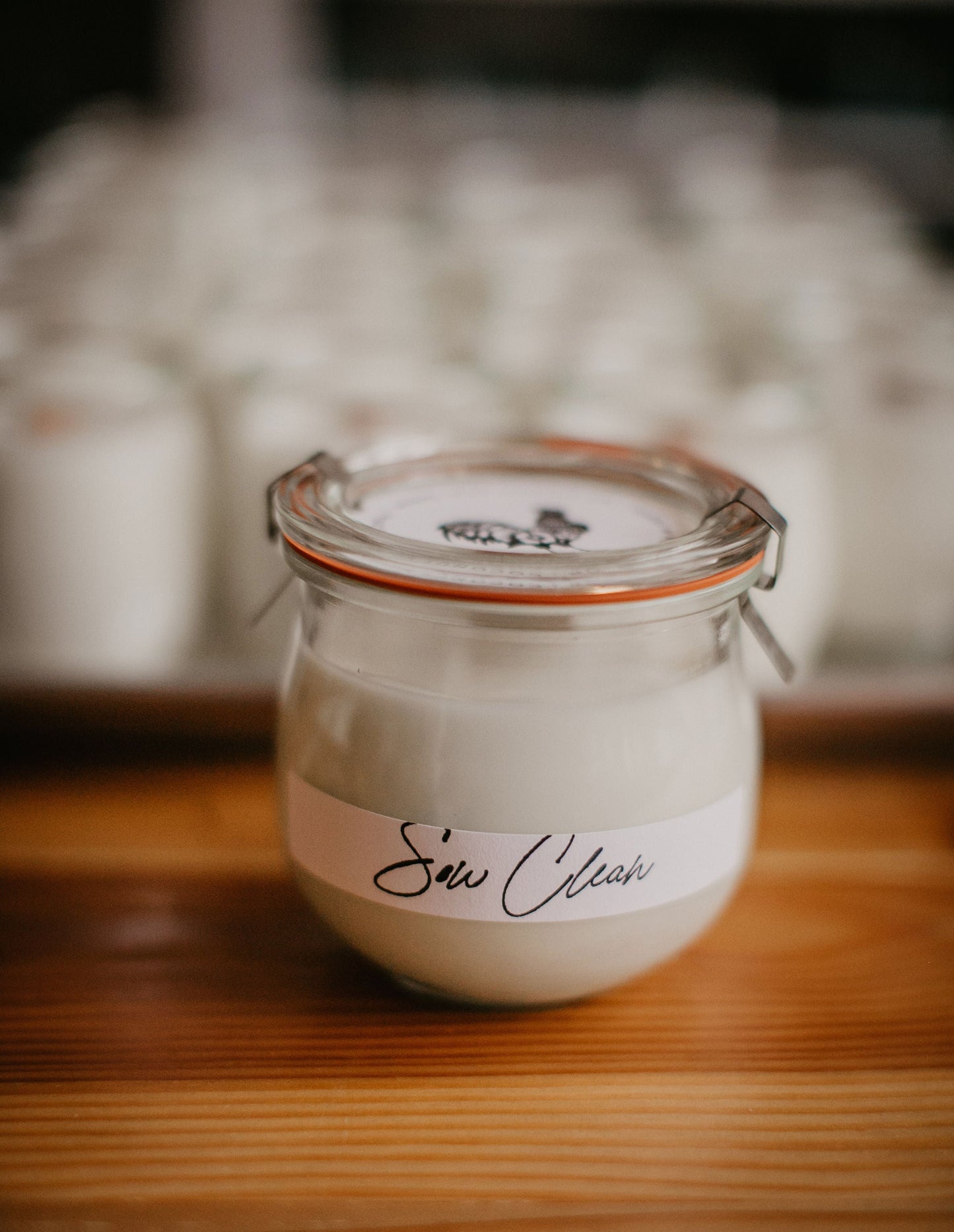 'Sow Clean' Candle- Whiskey Glass