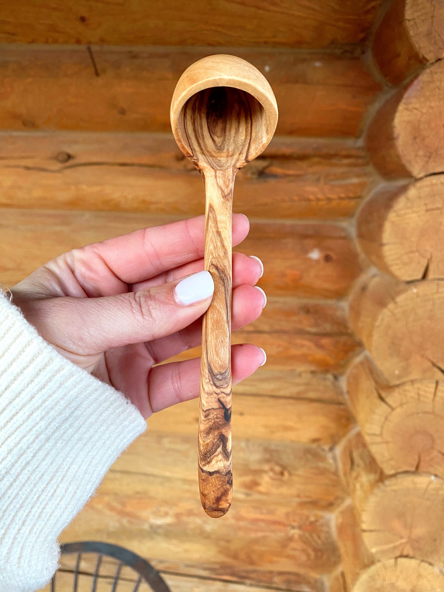 Olive Wood Pickle//Olive Spoon