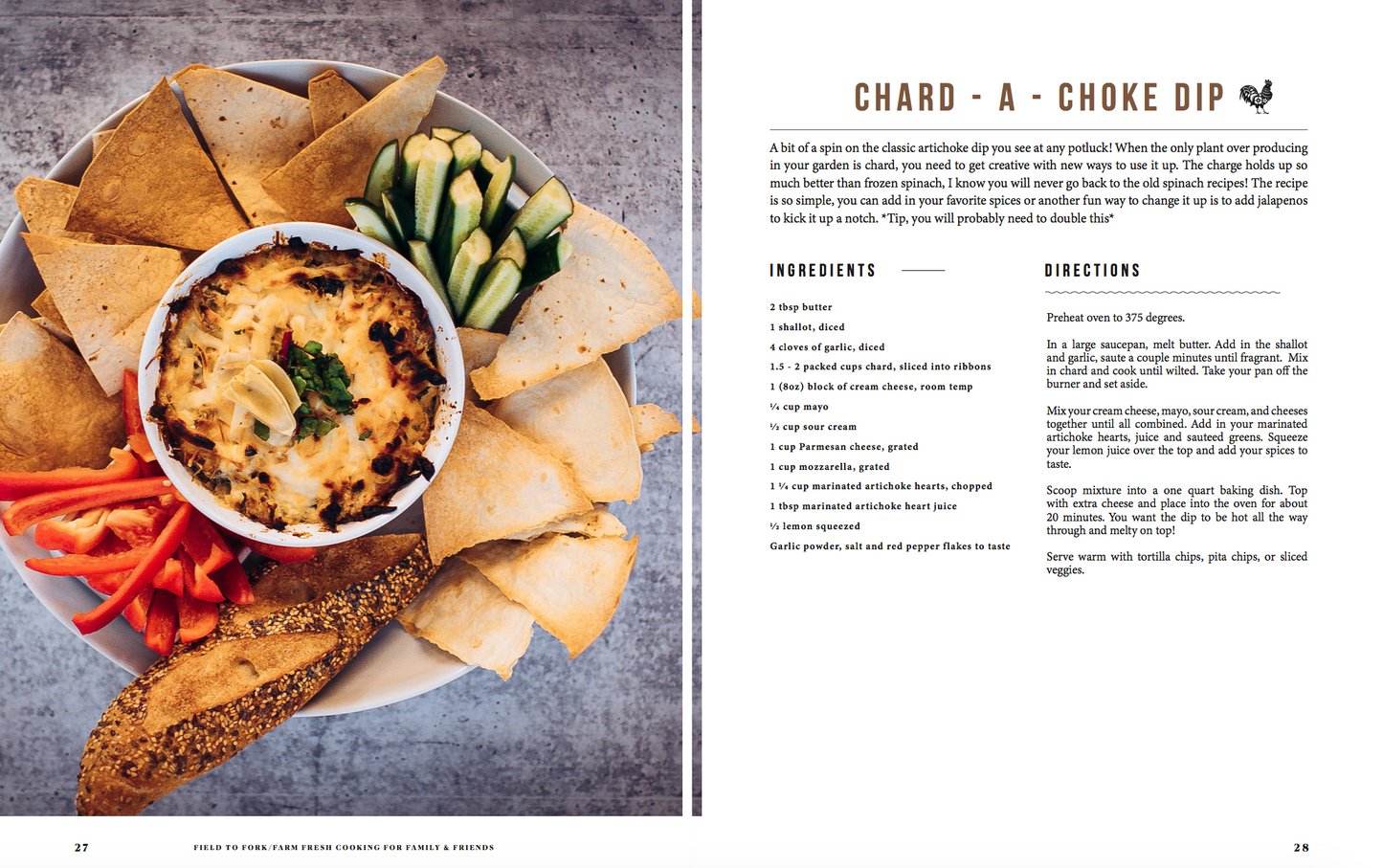 'Field To Fork' Cookbook