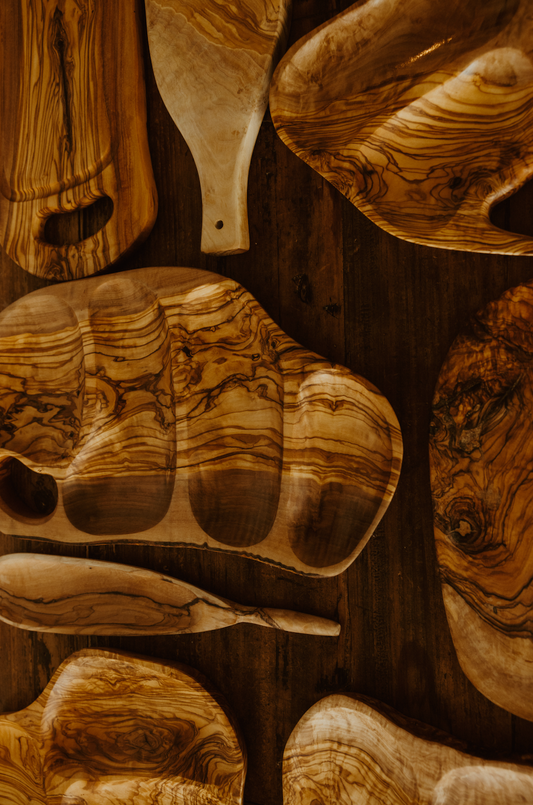 Olive Wood Section Trays//3 sizes options -  - BACK IN STOCK