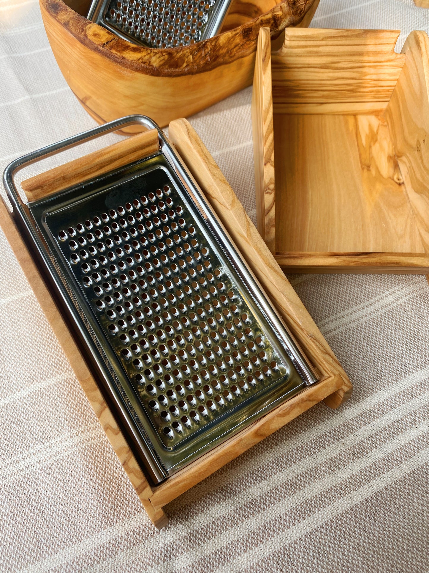 Olive Wood Cheese Grater - BACK in STOCK