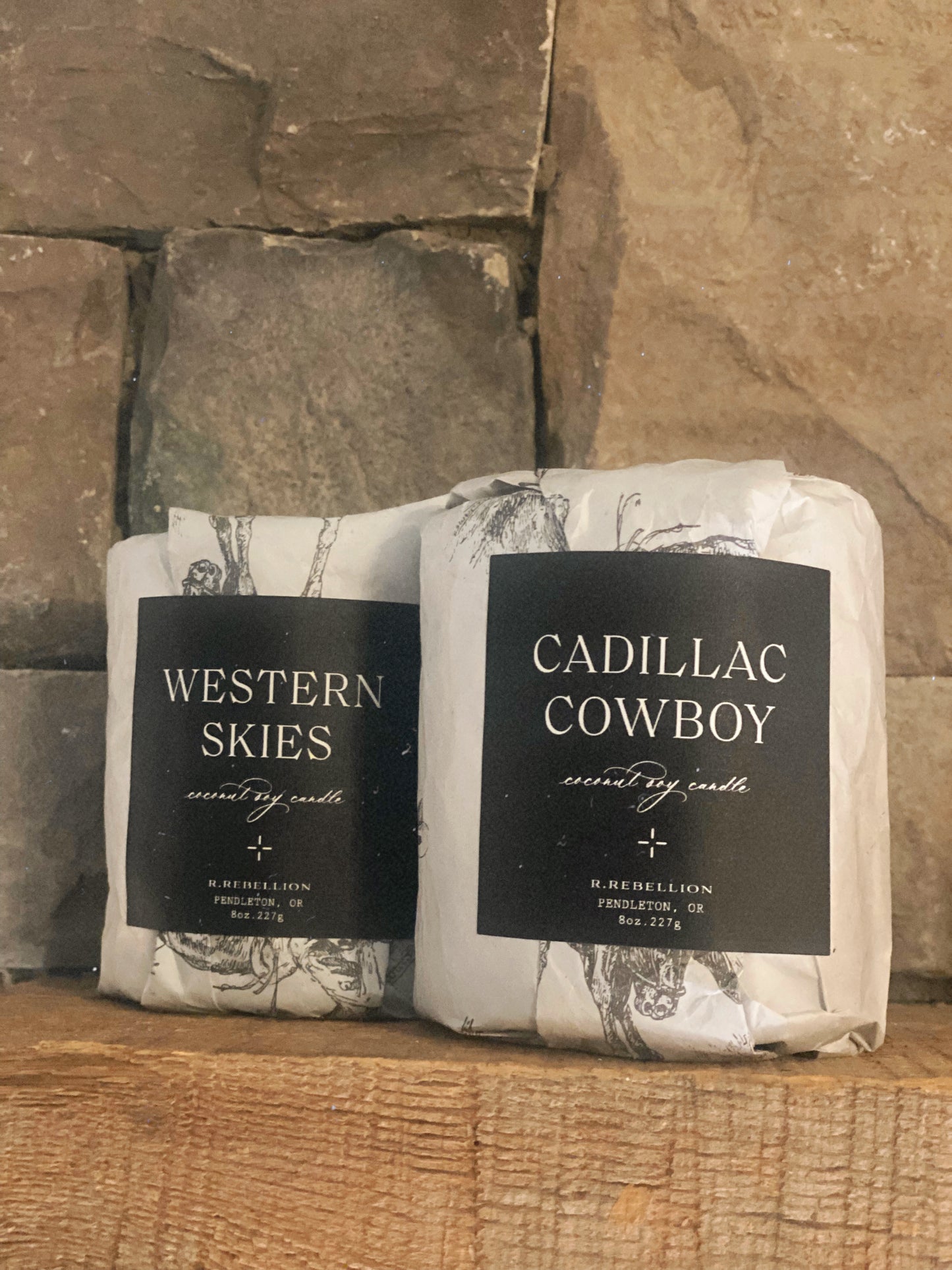 Cadillac Cowboy Candle