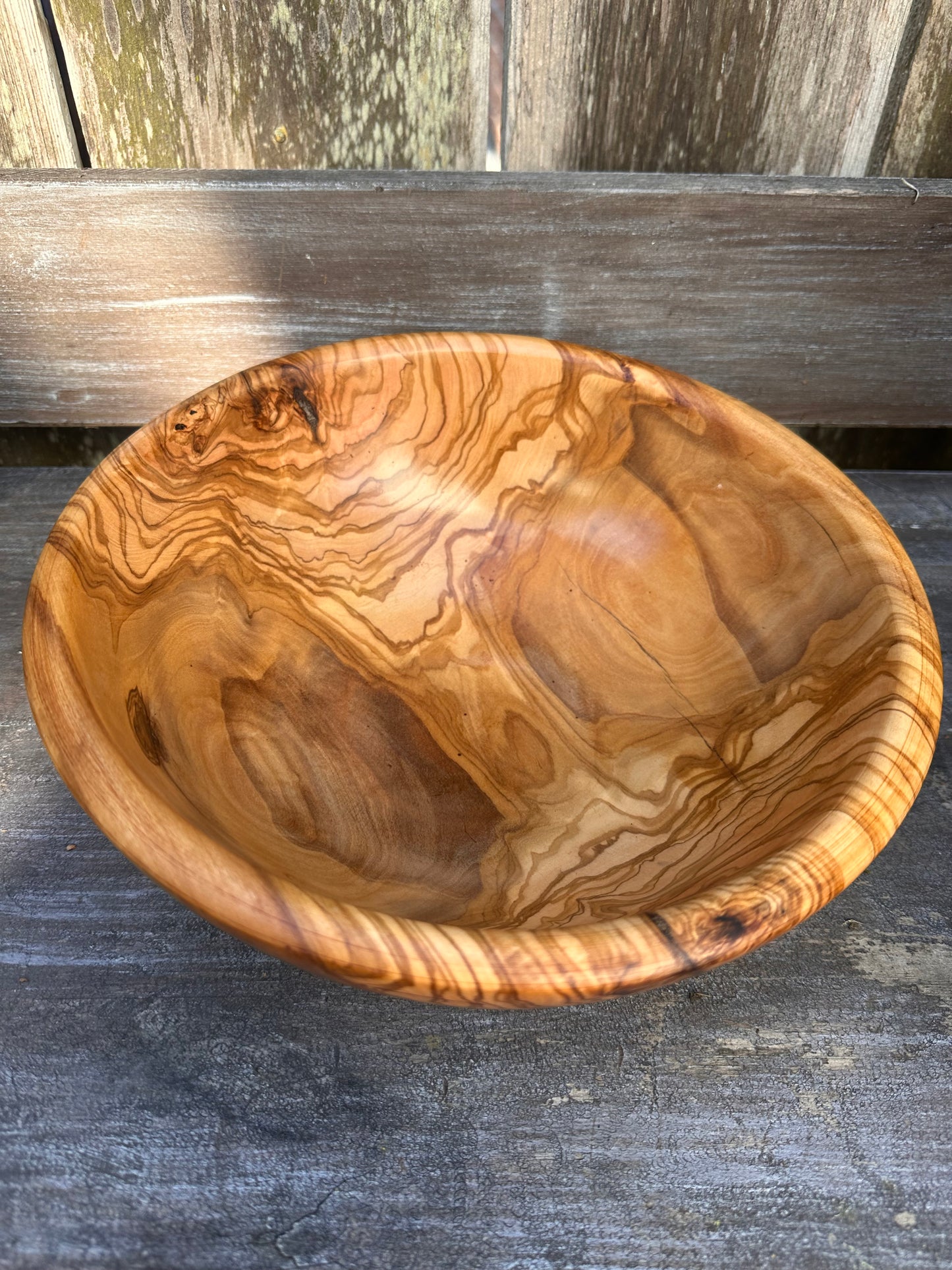 Olive Wood Salad Bowl (2 sizes)