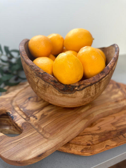 Olive Wood Salad Bowl