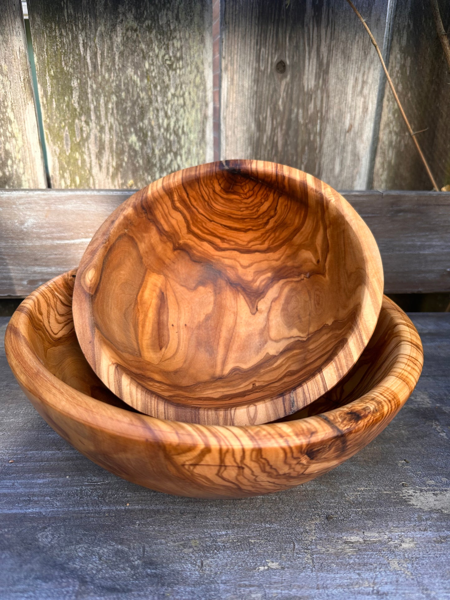 Olive Wood Salad Bowl (2 sizes)