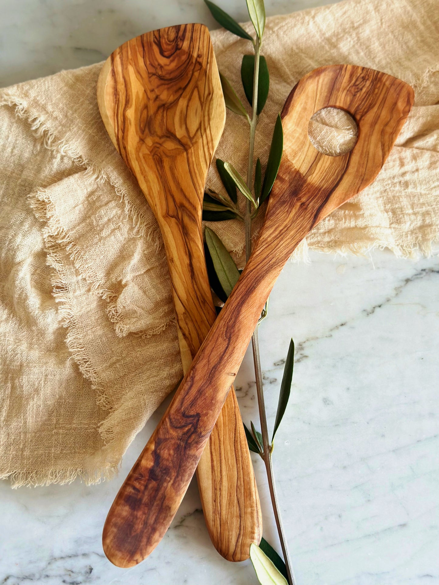 Olive Wood Spoons // Set of Two or Four