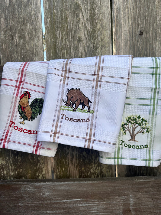 Kitchen Towels From Italy - 3 Designs