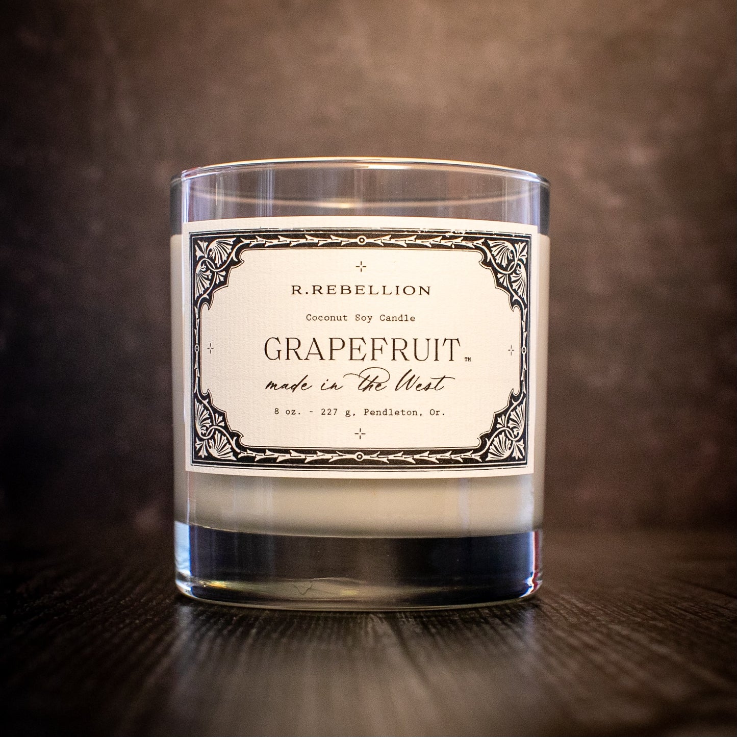 'Grapefruit' Candle- Whiskey Glass