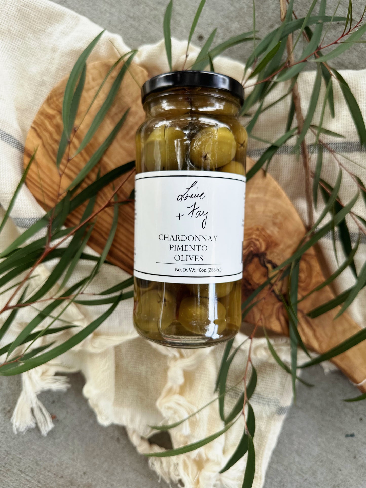 Chardonnay Pimento Stuffed Olives