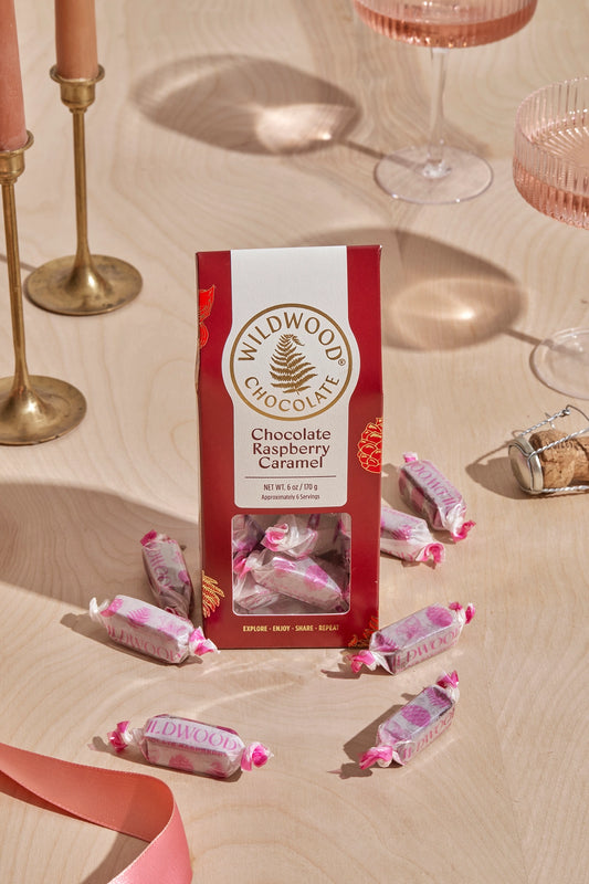Chocolate Raspberry Caramel Box