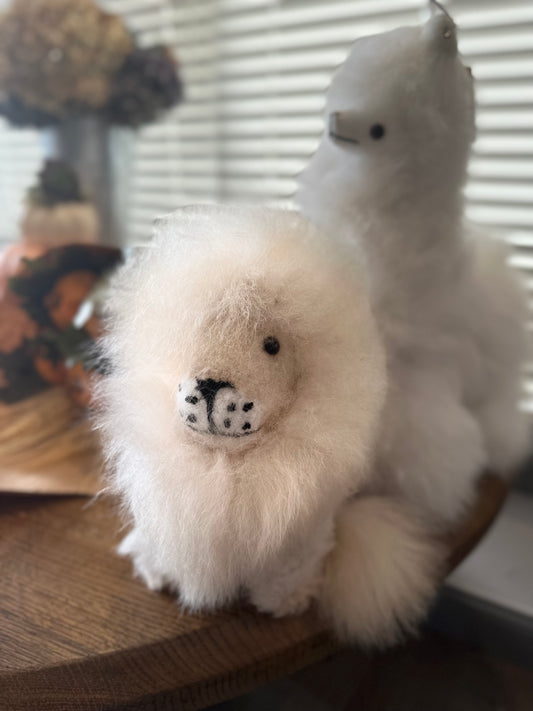 Lion - Alpaca Fiber Stuffed Animal