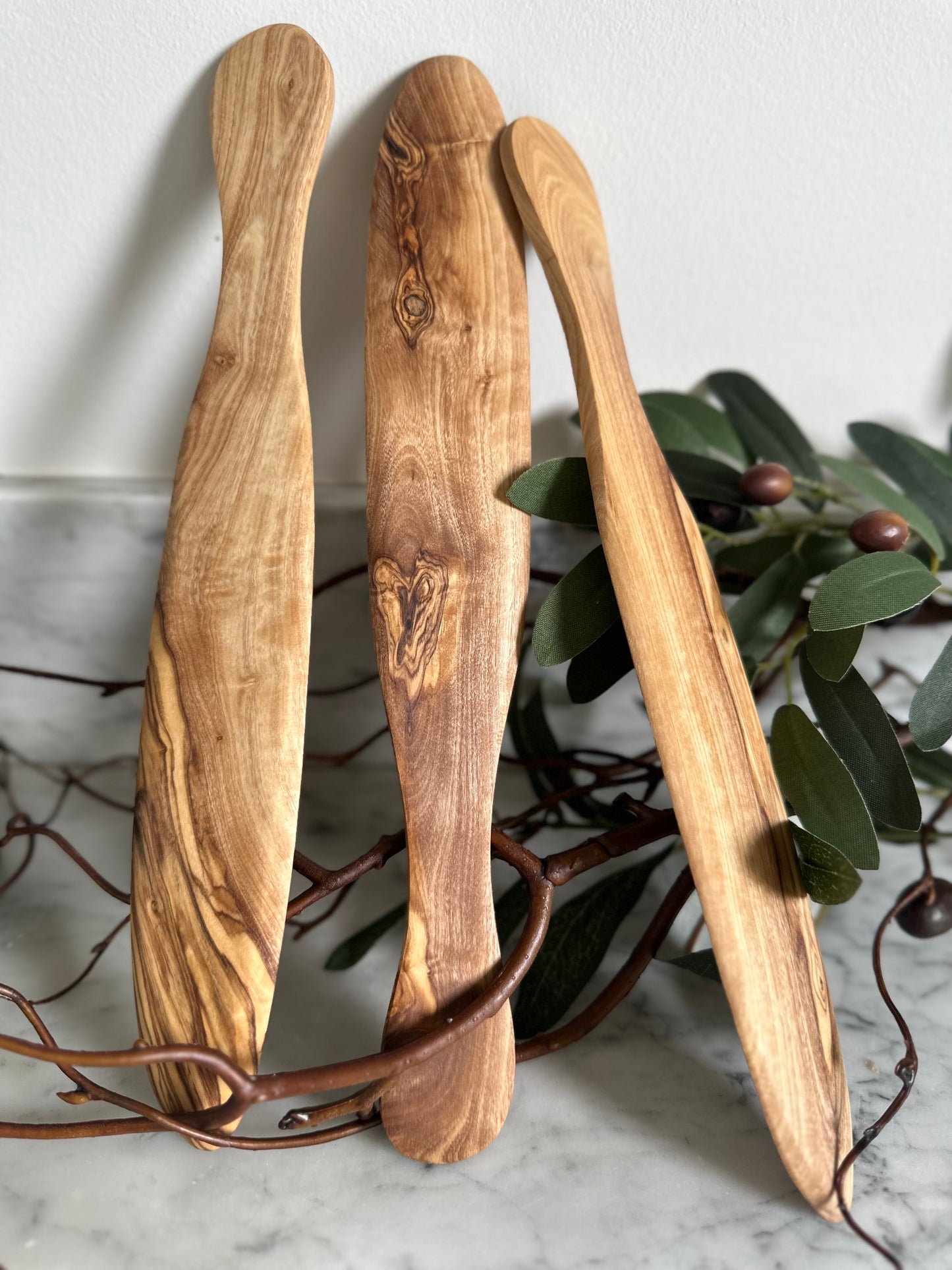 Olive Wood Spurtle/Spreader