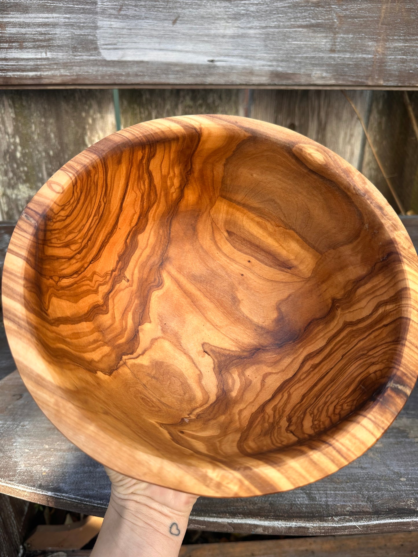 Olive Wood Salad Bowl (2 sizes)