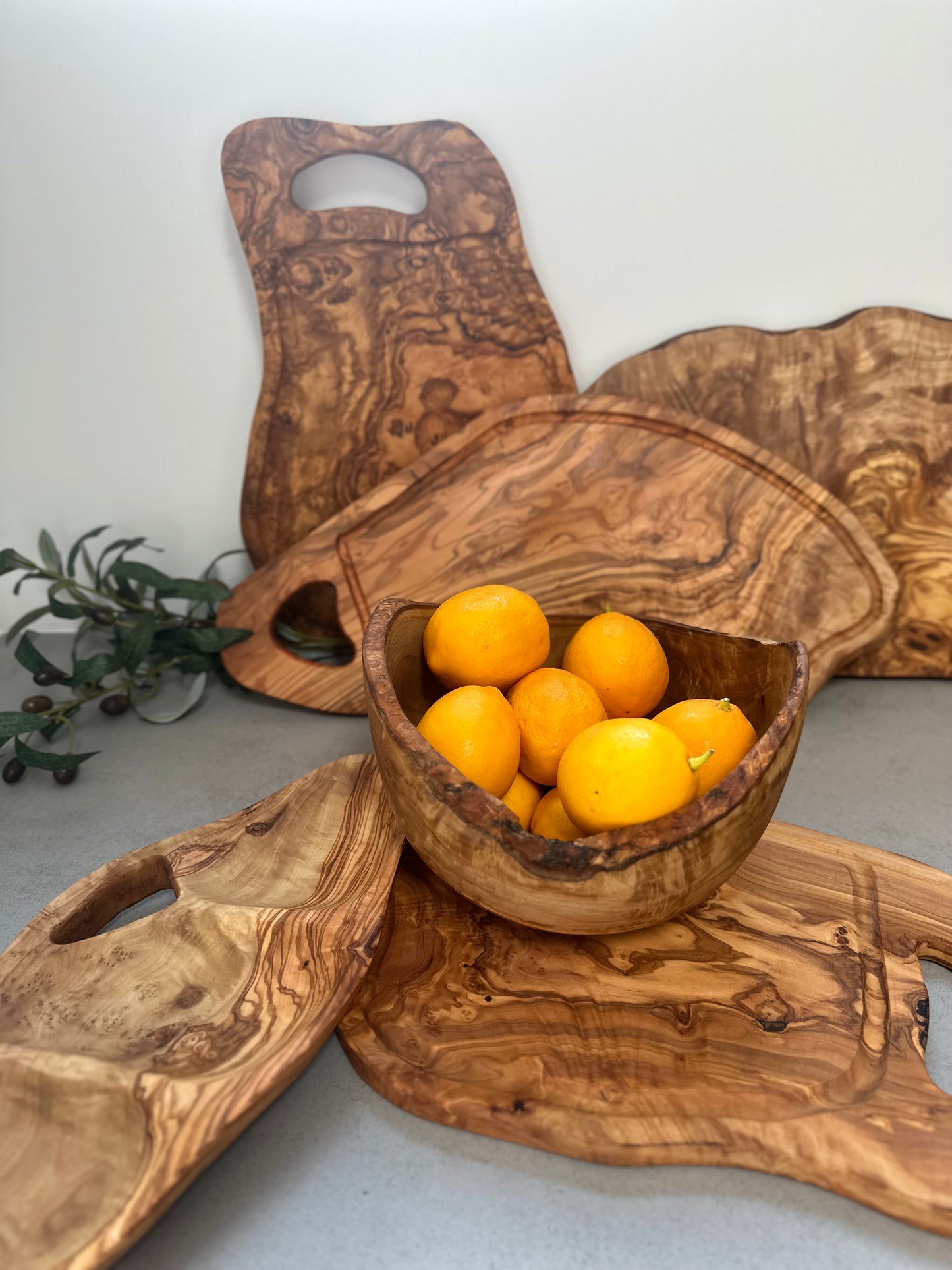 Olive Wood Salad Bowl