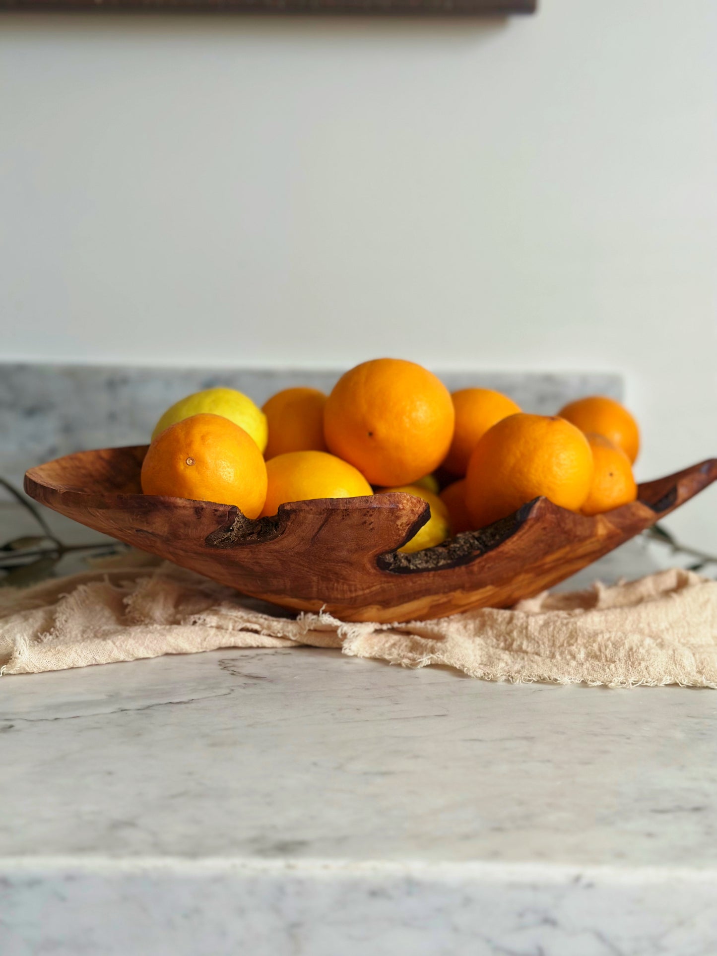 Olive Wood Root Salad Bowl