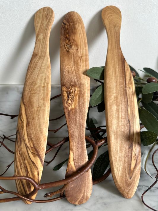 Olive Wood Spurtle/Spreader