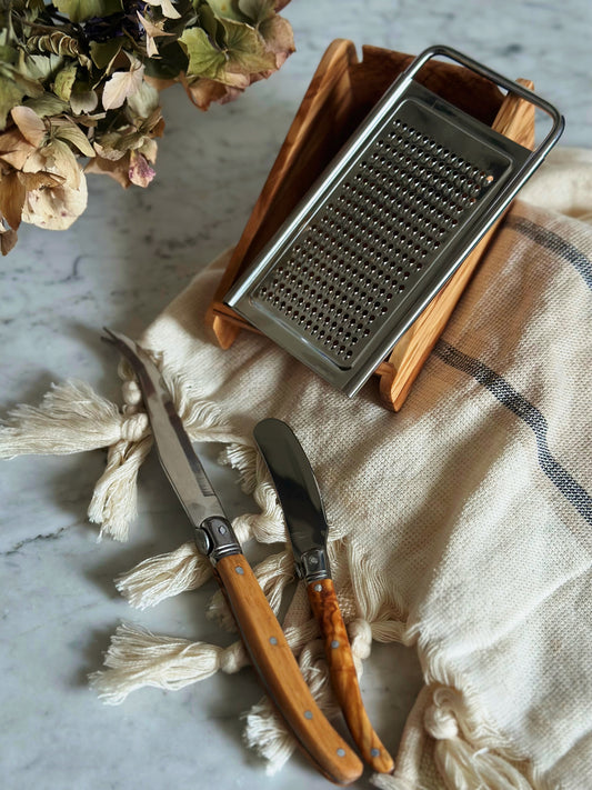 Olive Wood Cheese Grater - BACK in STOCK