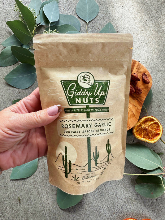 Rosemary + Garlic Almonds 6oz