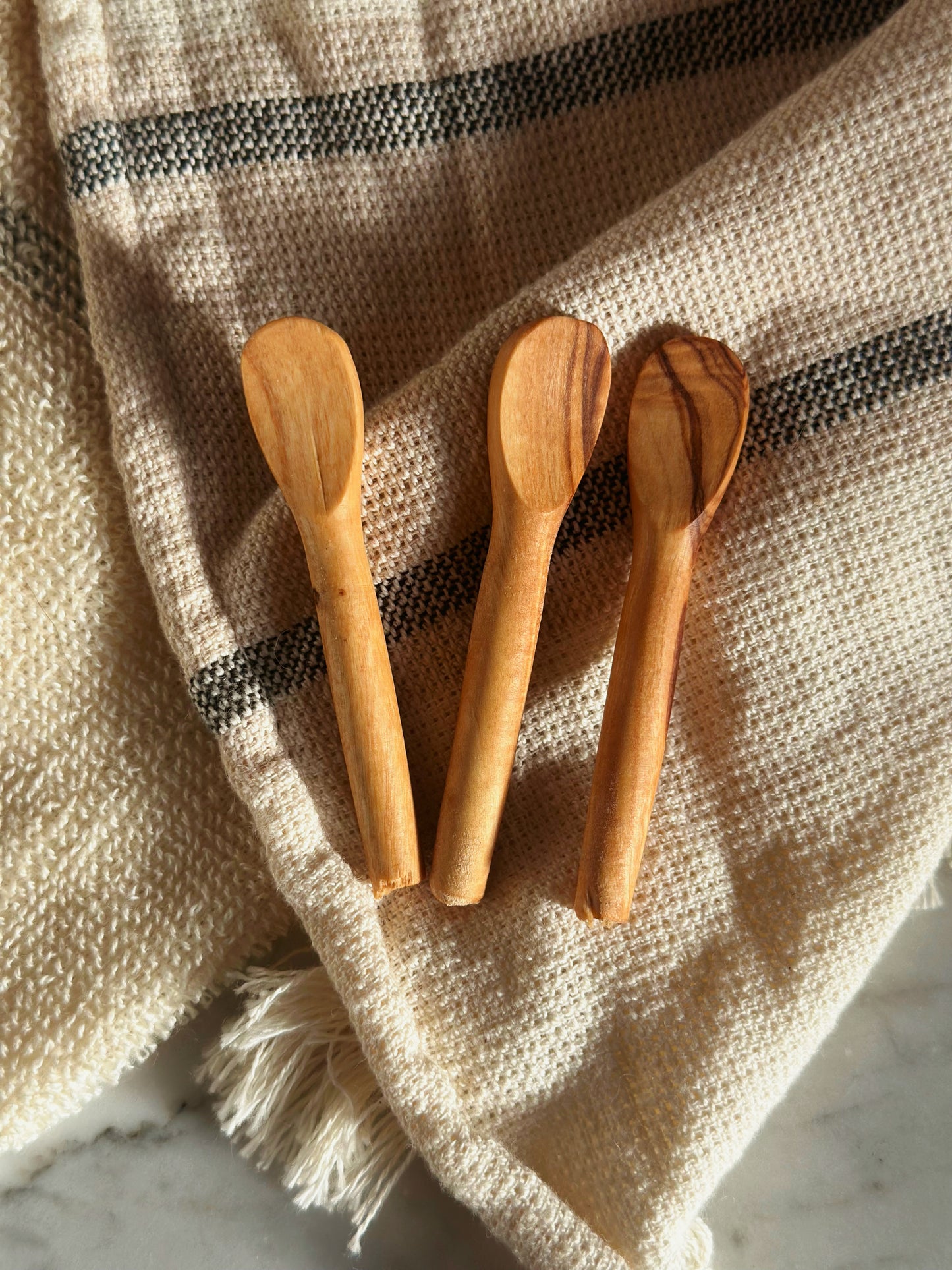 Olive Wood Charcuterie Mini Spoon