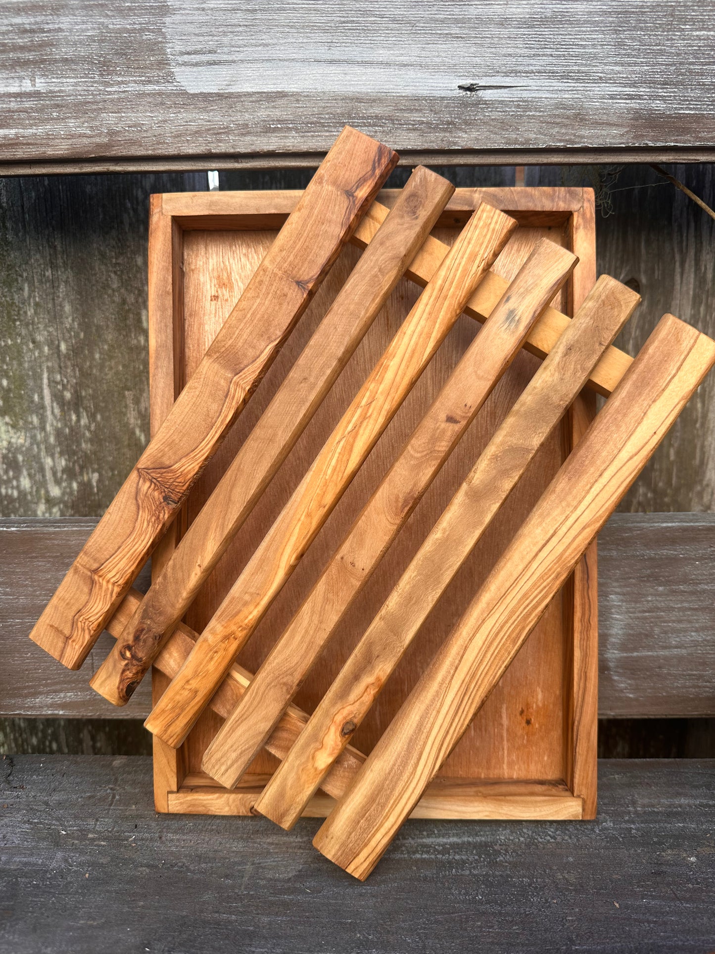 Olive Wood Bread Board - New