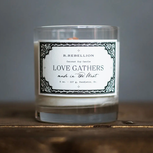 Love Gathers Candle