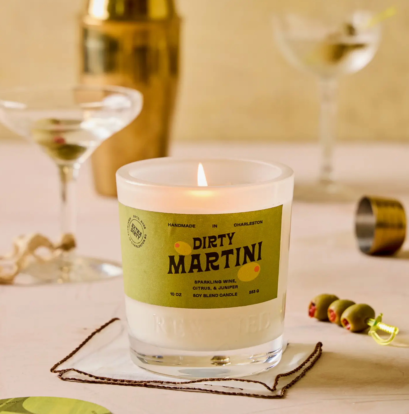 Dirty Martini Candle