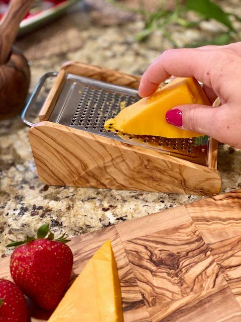Olive Wood Cheese Grater - BACK in STOCK