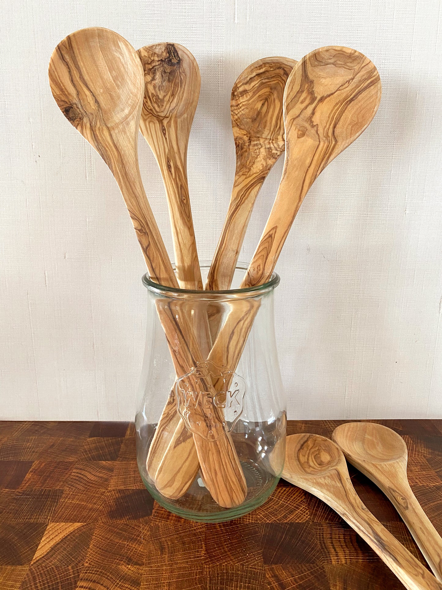 Olive Wood Extra Large Spoon//15''