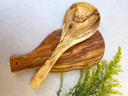 Olive Wood Risotto Spoon//Spoon Rest